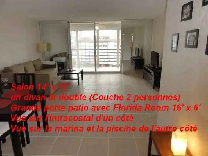 FLORIDE, très grand condo à Vendre à Hallandale