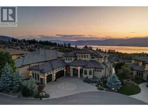 Luxury Okanagan Lake View Home For Sale