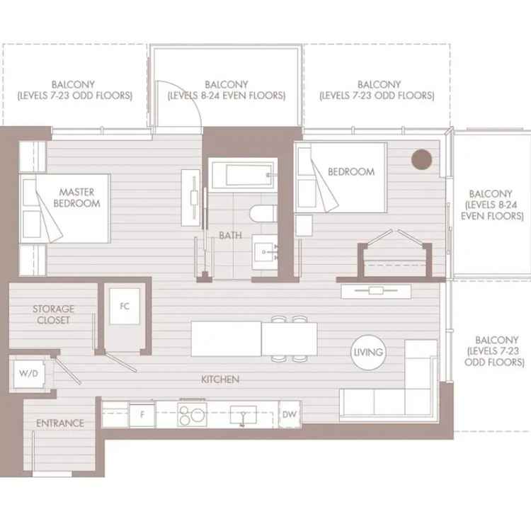 Luxury 2 Bed + Den Corner Unit at Cardero by Bosa