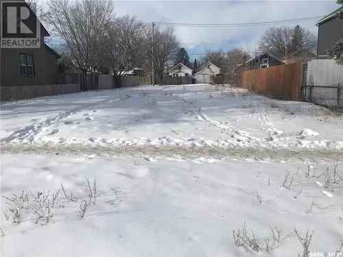 Vacant Land For Sale In Riversdale, Saskatoon, Saskatchewan