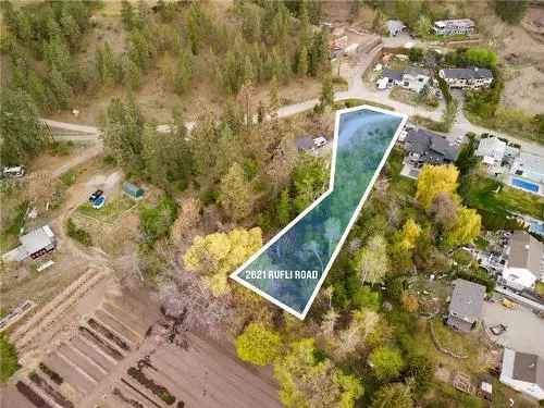 Vacant Land for Sale in West Kelowna BC