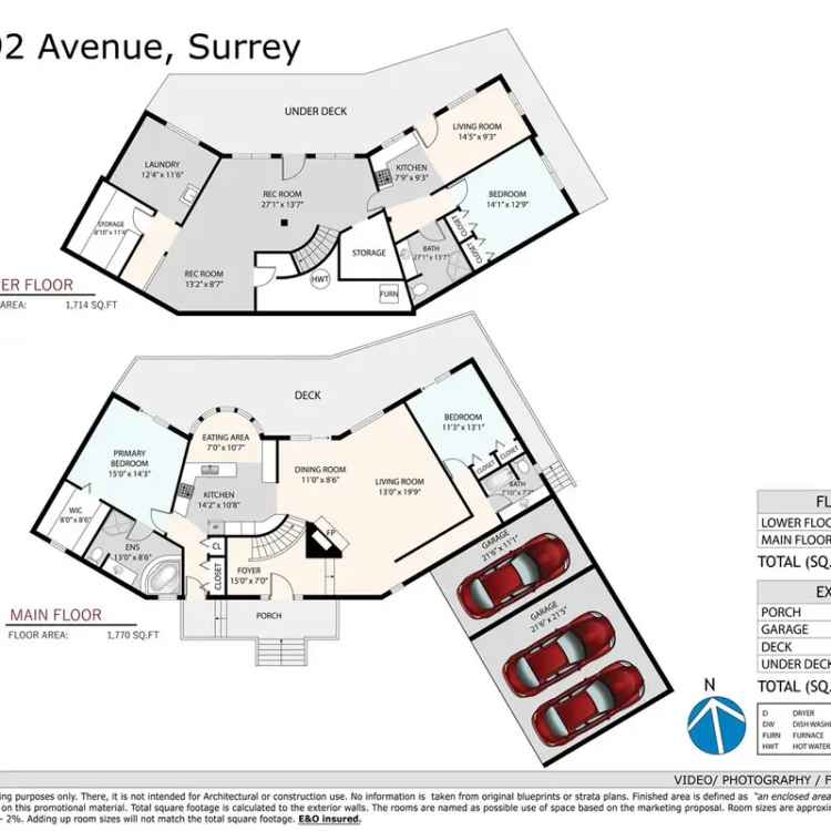 3 Bed 3 Bath House for Sale in N Surrey