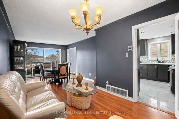 4 Bedroom Backsplit Brampton West Renovated Kitchen Balcony Sunroom