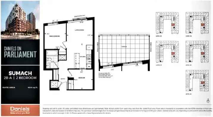 Daniels on Parliament 2 Bed Condo Regent Park