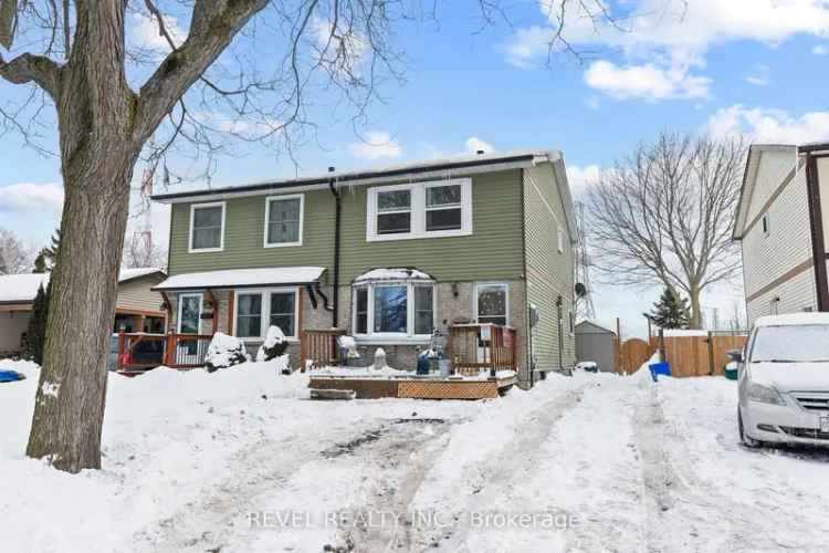 3-Bedroom Semi-Detached Home in Oshawa