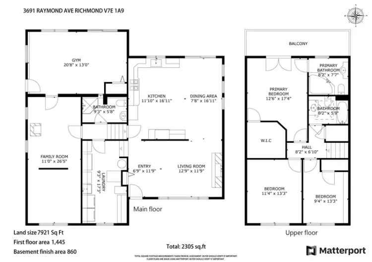 3691 RAYMOND Avenue in Richmond: Seafair House for sale : MLS®# R2930647