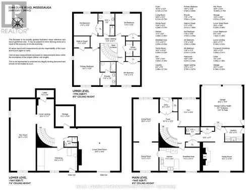 4 Bed 4 Bath House East Credit Mississauga Over 4500 Sqft