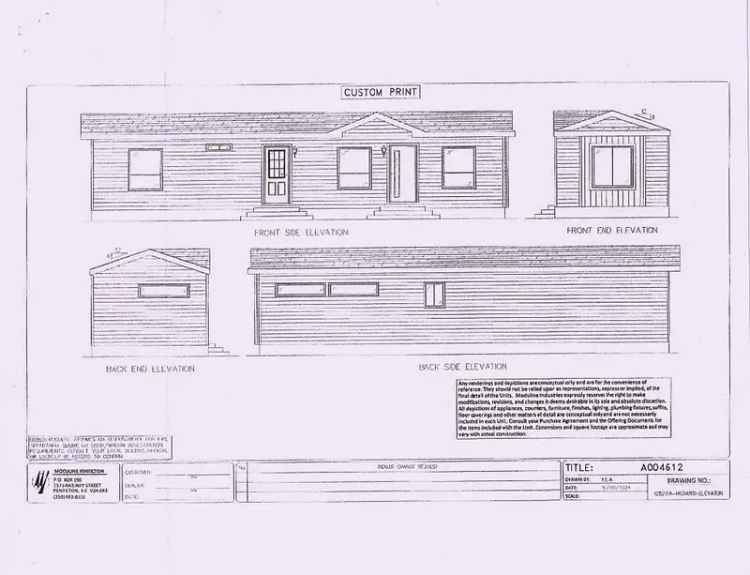 New 1 Bedroom Manufactured Home in Rosedale