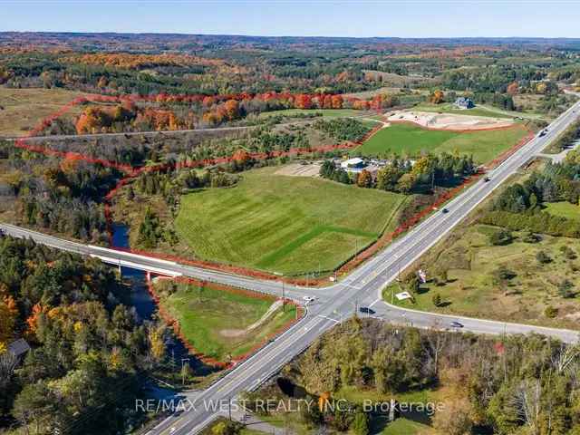 46.5 Acre Mixed Use Farm Highway Frontage Barn Paddock Greenhouse