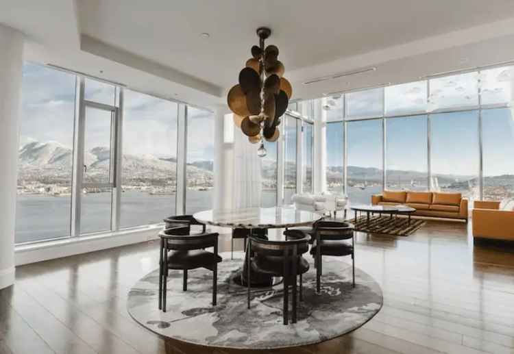 Vancouver's Priciest Oceanfront Penthouse Hits the Market for a Cool $49M