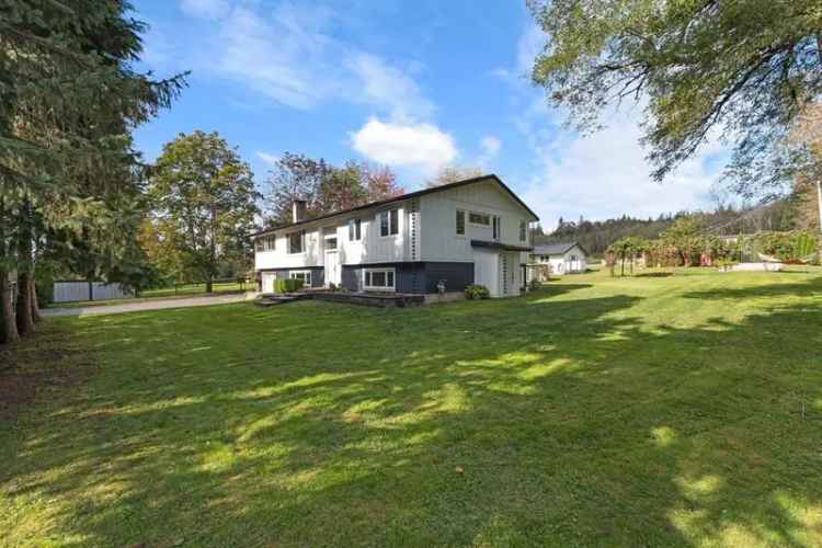 Maple Ridge Acreage Home for Sale - 5 Beds, 2 Baths, Development Potential