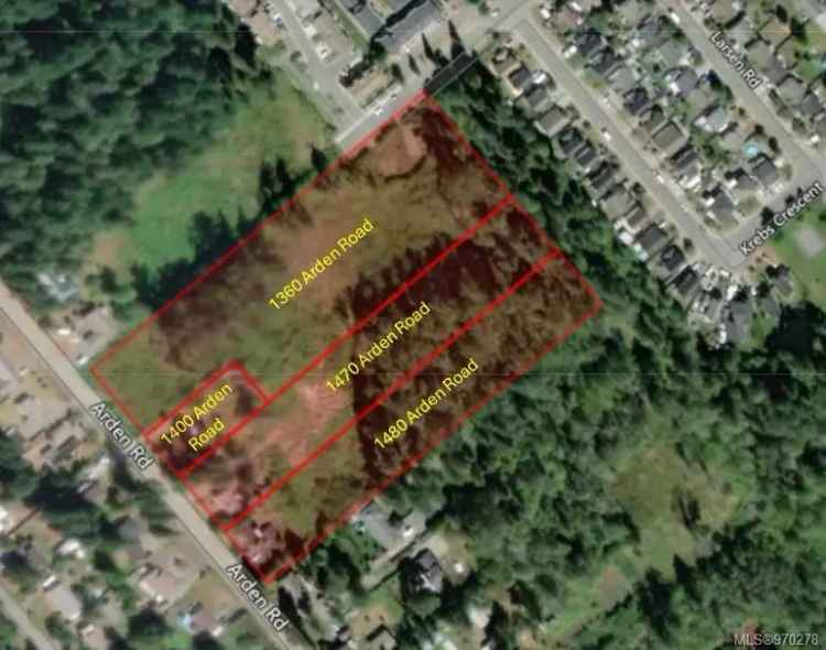 Multi Family Development Opportunity for Sale in Courtenay