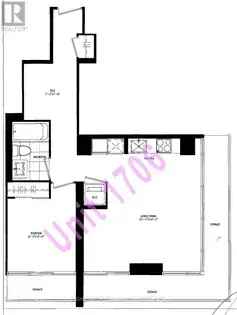 120m² Downtown Toronto Corner Unit 233 sq ft Balcony