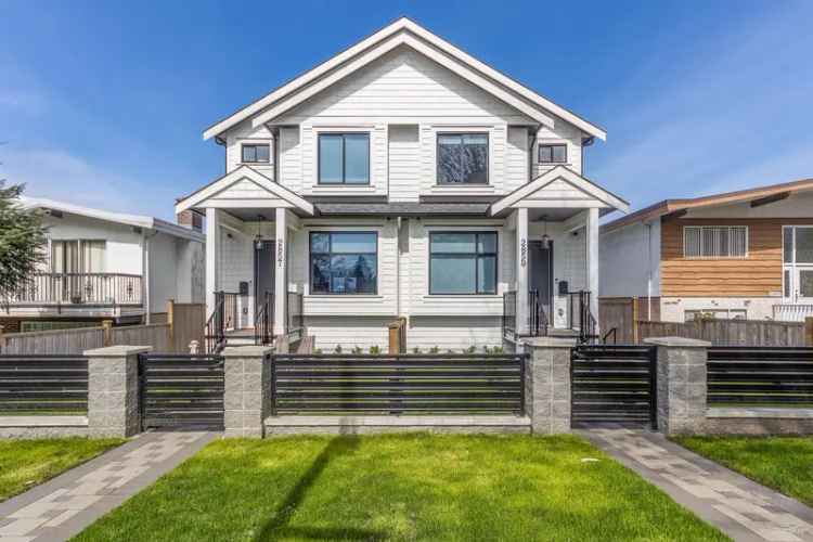 New 1957 Sqft Duplex in Vancouver with Mountain Views