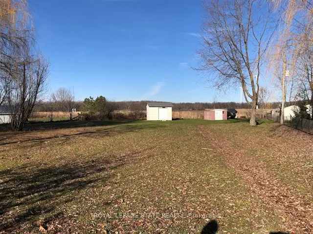 Lake Erie View Lot Open Farm Fields