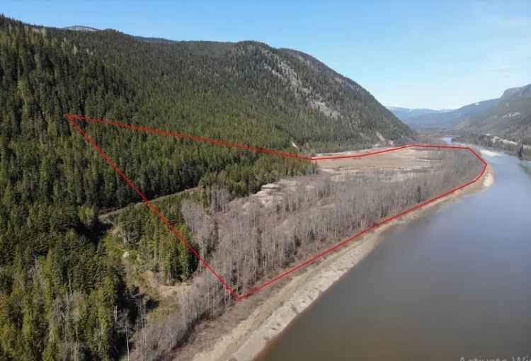 Remote Riverfront Acreage with Limited Access - Avola, BC