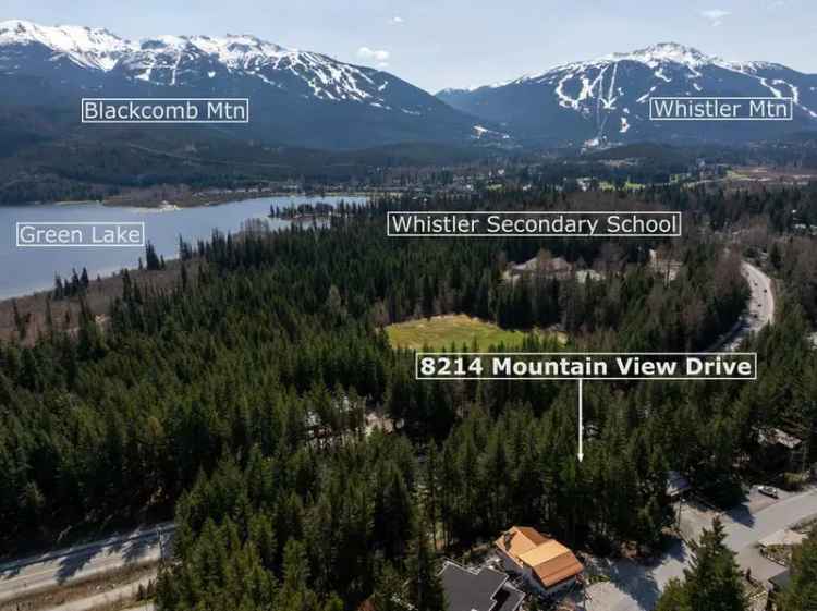 Whistler Real Estate: Alpine Meadows Development Opportunity