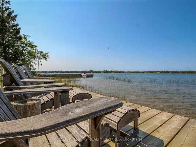 Waterfront Cottage with Barn and Workshop on Lake Huron