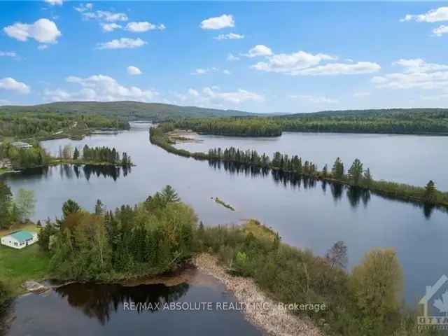 Madawaska Riverfront Lot Dream Home