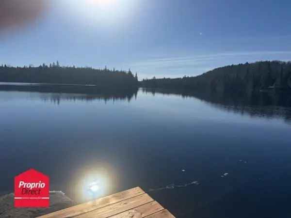 Three Season Chalet for Sale on Lac des Grandes Baies