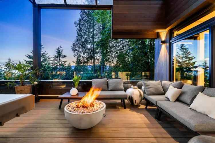 West Vancouver Ocean View Home Arthur Erickson Design