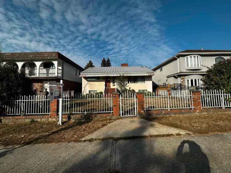 Renfrew VE House for Sale Vancouver East Large Lot