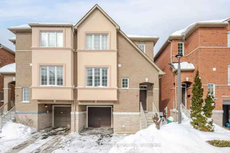 Buy Semi-Detached Condo in Prime Location with 3 Bedrooms and 3 Washrooms