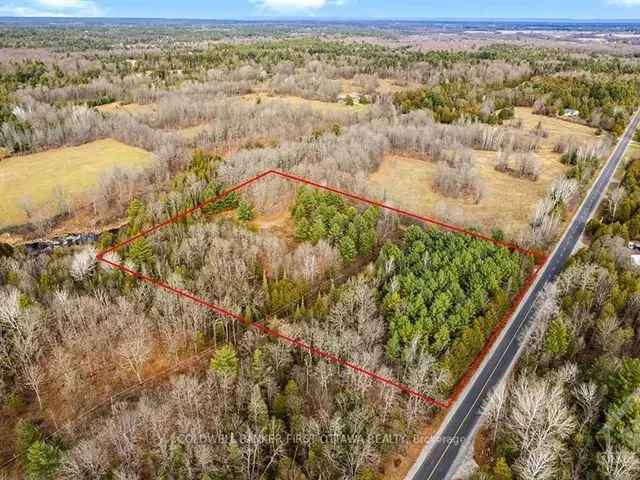 6.6 Acres Land With Bunkie Near Almonte and Kanata