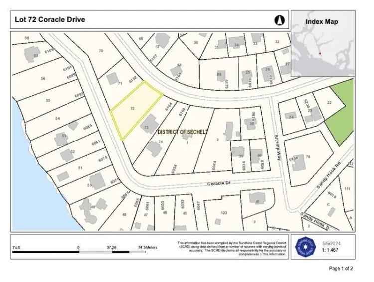 Lot for Sale in Sandy Hook With Beach Access and Recreational Opportunities