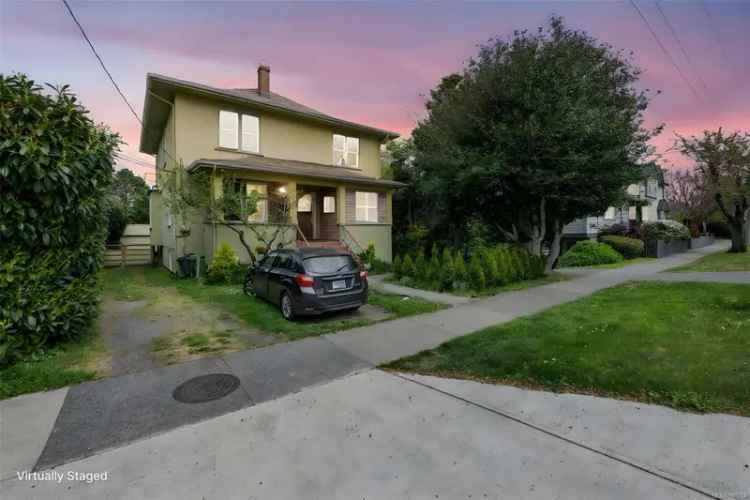 1912 Character Home in West Fairfield Steps from Cook Street Village