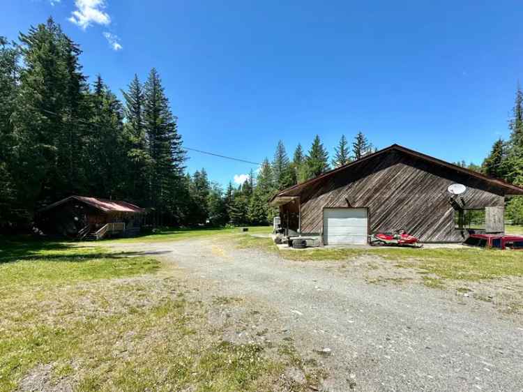 Commercial Lot with Shop and Cabin - Hagensborg/Bella Coola, BC