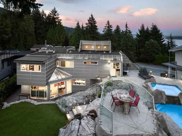 West Vancouver Luxury Home Ocean Views Pool Hot Tub