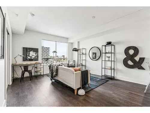 Air Conditioned 1-Bedroom Condo in Bridgeland Calgary