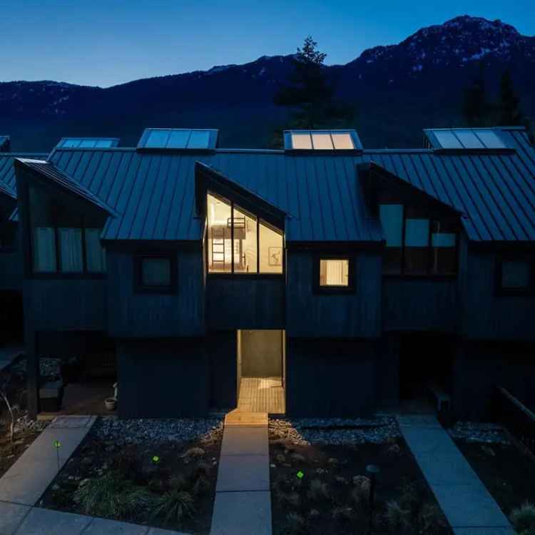 Luxury Whistler Townhome for Sale - Modern Alpine Design