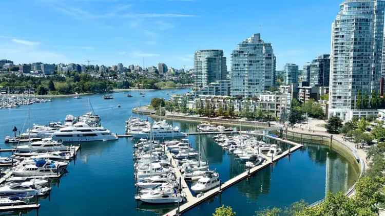 Yaletown Waterfront Condo 2BR+Flex Quaywest False Creek Views