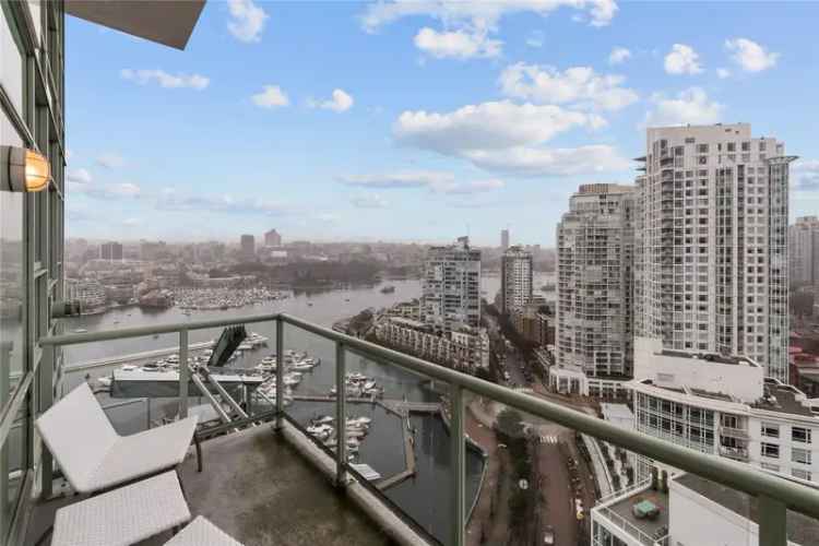 2602 1077 MARINASIDE Crescent in Vancouver: Yaletown Condo for sale in “MARINASIDE RESORT” (Vancouver West)  : MLS®# R2911282