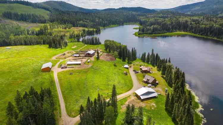 Private Lakefront Ranch with 2 Homes on Dragonfly Lake - Lone Butte, BC