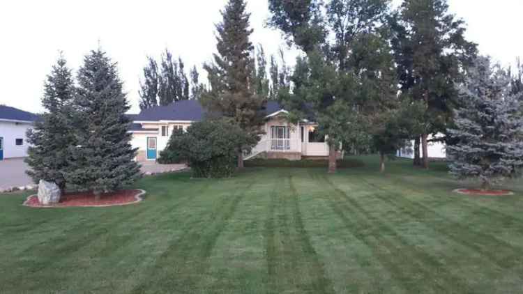 5 Bedroom Home 3 Acres Double Garage Heated Workshop Coaldale