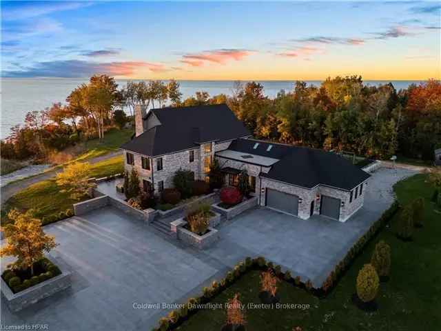 Lake Huron Estate: 13 Acres, Luxury Amenities, Breathtaking Views