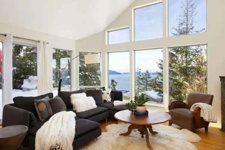 Stunning Howe Sound View Home with Updated Kitchen and Solar