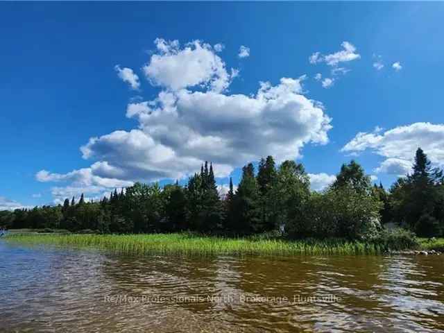 Waterfront Building Lot on Lake Bernard Sandy Shoreline Family Friendly