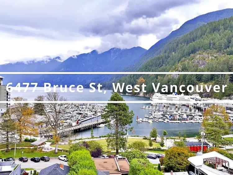 6477 BRUCE Street in West Vancouver: Horseshoe Bay WV 1/2 Duplex for sale : MLS®# R2935271