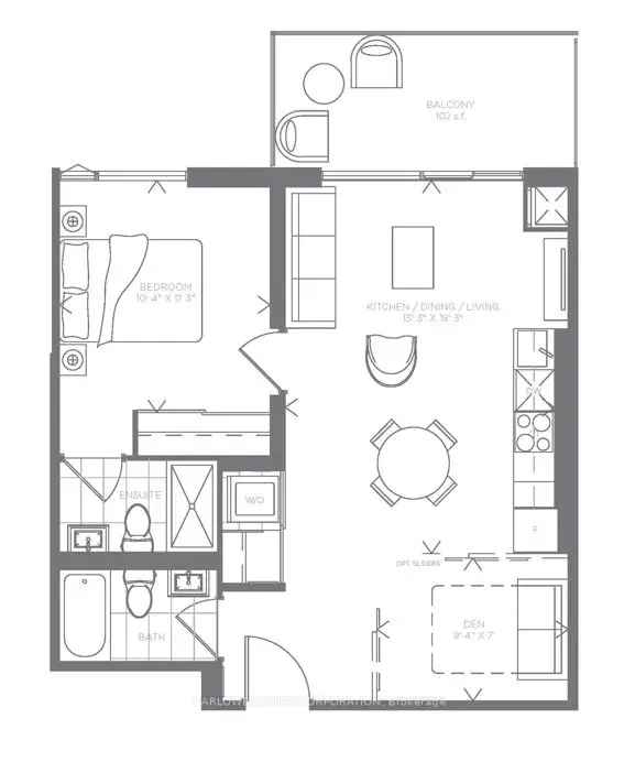 1+Den Condo at Danforth Main Steps To Transit Shops Schools