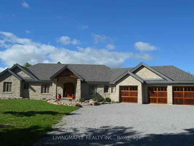 Custom 4 Bedroom Bungalow on 25 Acres near Sutton