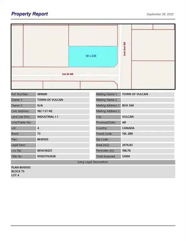 Land For Sale in Redcliff, Alberta