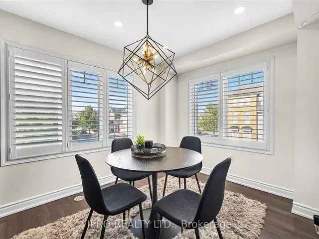 4 Bedroom 3 Bathroom Corner Freehold Townhome Modern Elegance Sophisticated Design