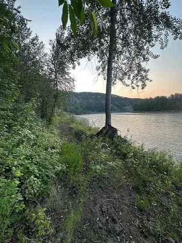 Vacant Land for Sale on Wapiti River in Rural Grande Prairie Alberta