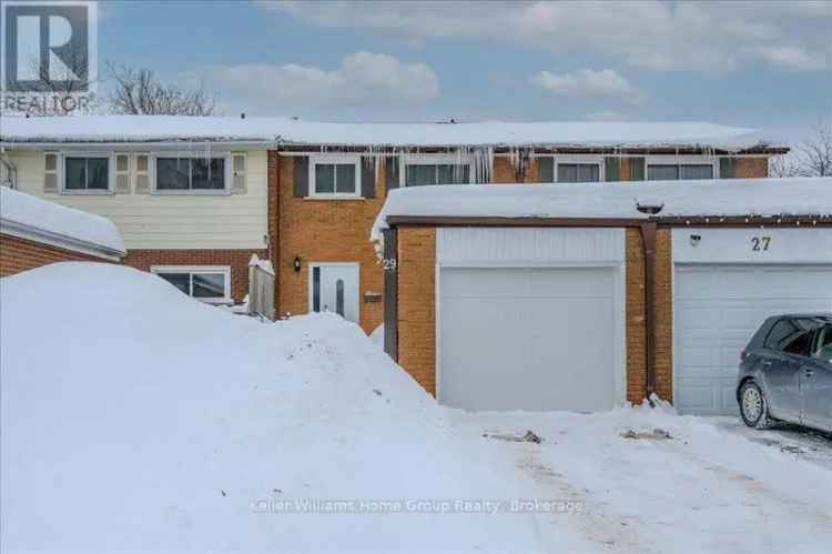 Buy Freehold Townhouse in Kitchener with Modern Upgrades and 5 Bedrooms