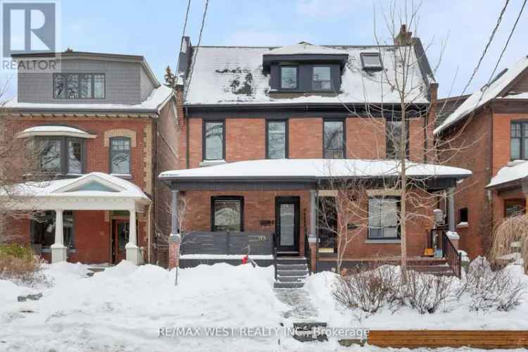 Buy Renovated Three Storey Home in Roncesvalles with Modern Design