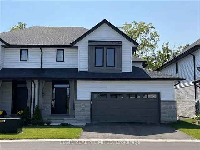 Luxury 4-Bedroom Semi-Detached Condo with Finished Basement and 2-Car Garage